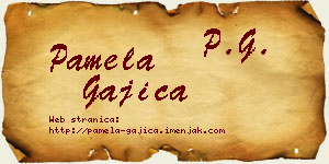 Pamela Gajica vizit kartica
